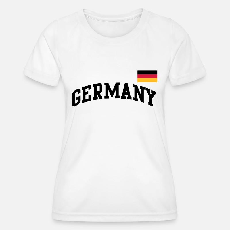 Germany flag - Germany Germany flag flag - Women's Functional T-Shirt - white