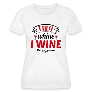I vins - T-shirt sport Femme - blanc - Devant - AI Model Female 172 dark (172cm)