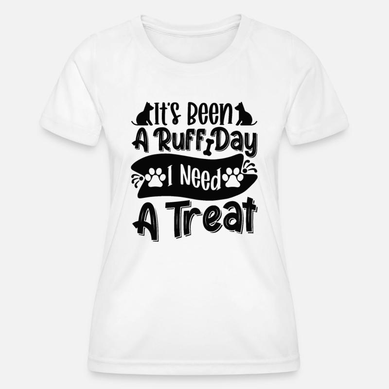 It was a busy day, need a treat - Women's Functional T-Shirt - white