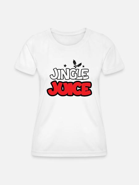 Jingle-Saft Ugly Christmas - Frauen Funktions-T-Shirt - Weiß
