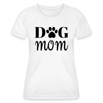 Maman chien - T-shirt sport Femme - blanc - Devant - AI Model Female 172 dark (172cm)