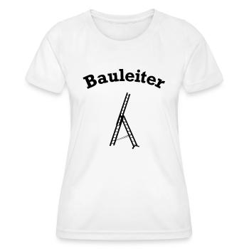 Bauleiter Baustelle Baustellen lustig - Frauen Funktions-T-Shirt - Weiß - Vorne - AI Model Female 172 dark (172cm)