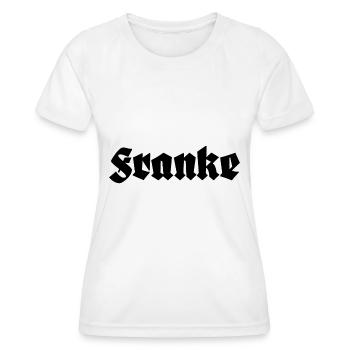 Franke Franken - Frauen Funktions-T-Shirt - Weiß - Vorne - AI Model Female 172 dark (172cm)