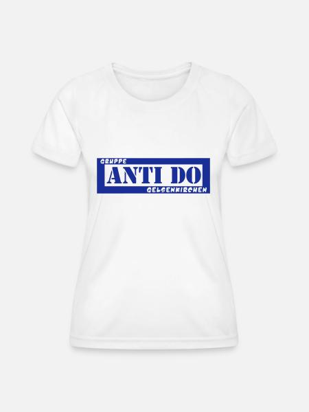 Anti Do - Frauen Funktions-T-Shirt - Weiß