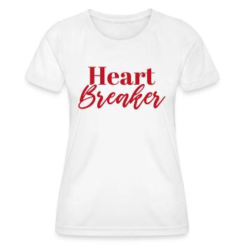 Herzensbrecher - Frauen Funktions-T-Shirt - Weiß - Vorne - AI Model Female 172 dark (172cm)