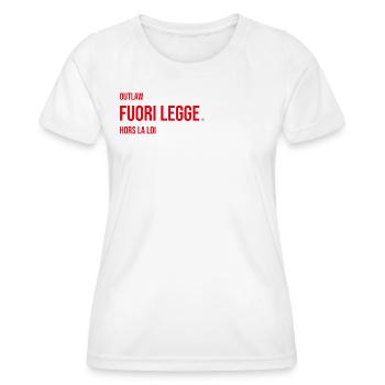 Hors La Loi - T-shirt sport Femme - blanc - Devant - AI Model Female 172 dark (172cm)