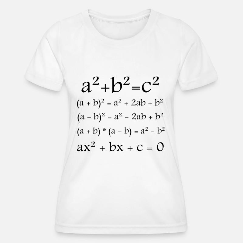Mathematics / Math / Formula - Women's Functional T-Shirt - white