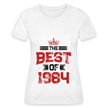 1984 best of - T-shirt sport Femme - blanc - Devant - AI Model Female 172 dark (172cm)