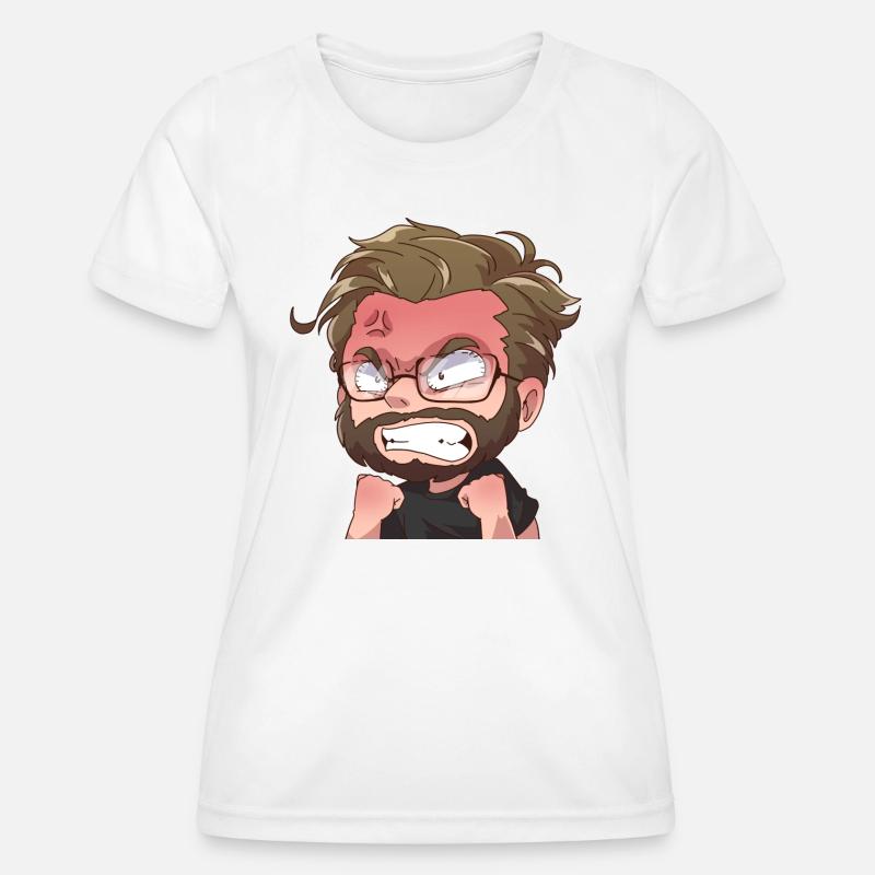 Angry Manny - Women's Functional T-Shirt - white
