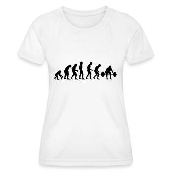 athletics evolution - Women's Functional T-Shirt - white - Front - AI Model Female 172 dark (172cm)