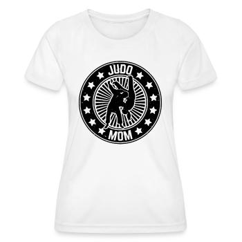 Judo Mom Judo Fighter - Women's Functional T-Shirt - white - Front - AI Model Female 172 dark (172cm)