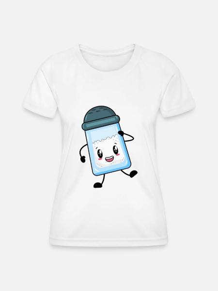 Salz - Frauen Funktions-T-Shirt - Weiß