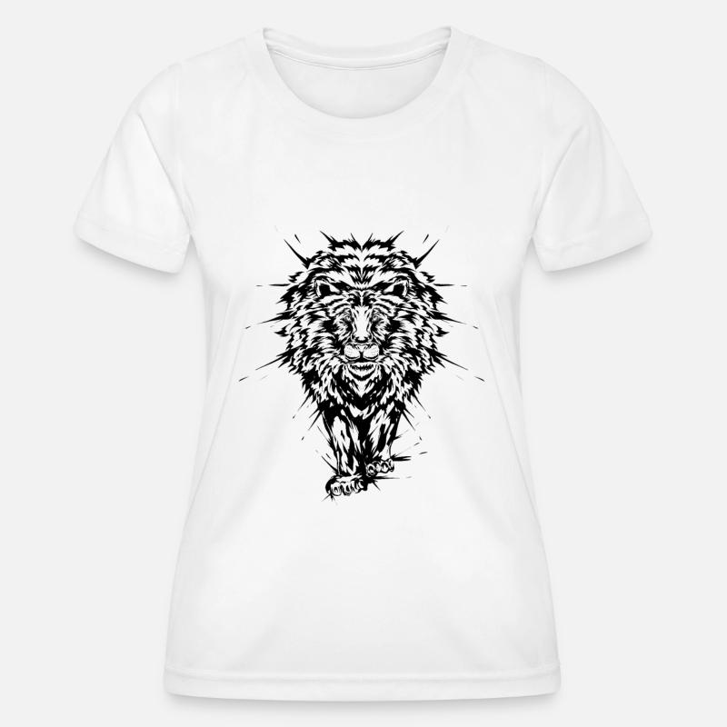 Lion - Women's Functional T-Shirt - white