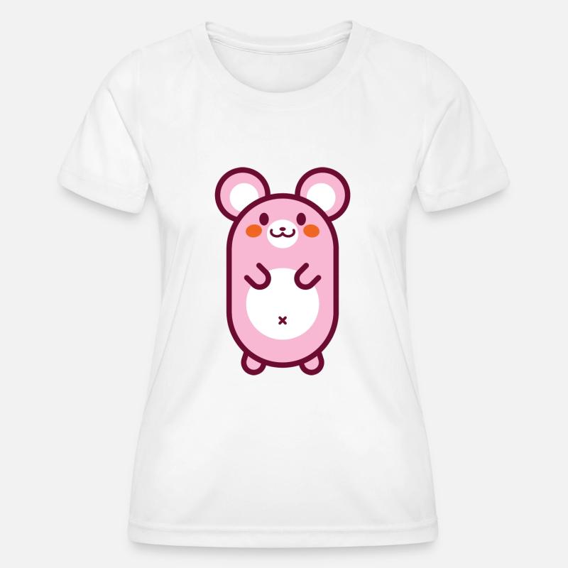 mouse - Women's Functional T-Shirt - white