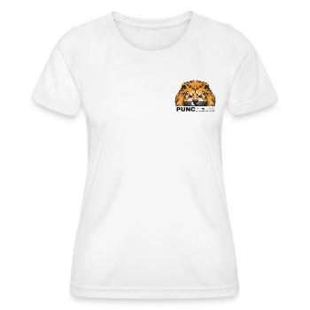 Les yeux du guerrier - T-shirt sport Femme - blanc - Devant - AI Model Female 172 dark (172cm)