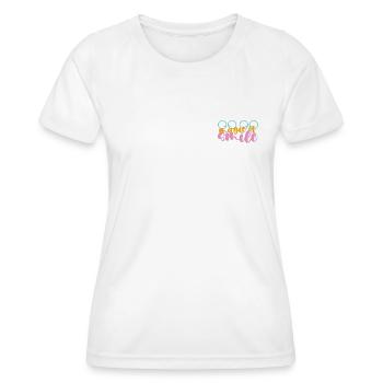 Magic of Smile - Women's Functional T-Shirt - white - Front - AI Model Female 172 dark (172cm)