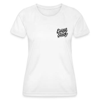 Einzelstück - Frauen Funktions-T-Shirt - Weiß - Vorne - AI Model Female 172 dark (172cm)