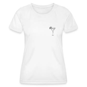 Martini - T-shirt sport Femme - blanc - Devant - AI Model Female 172 dark (172cm)