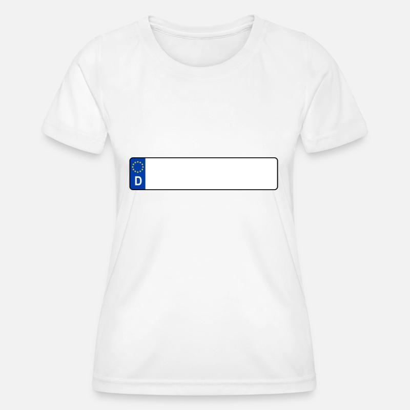 Registration D - Women's Functional T-Shirt - white