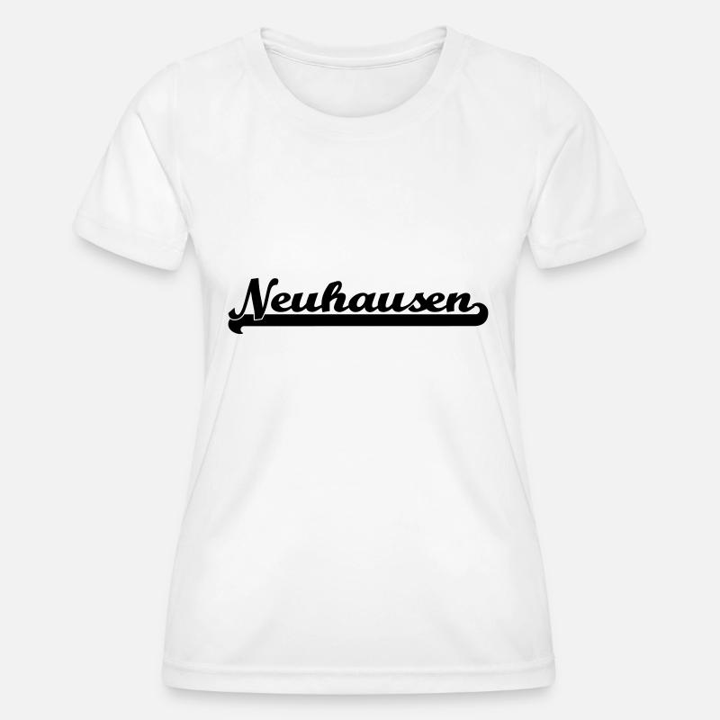 neuhausen writing - Women's Functional T-Shirt - white