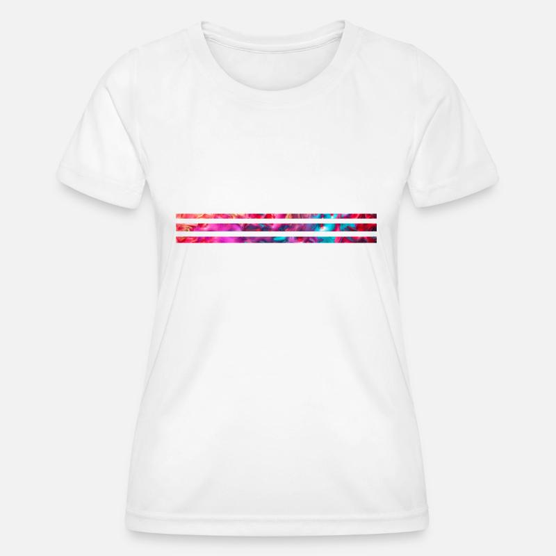 strip - Women's Functional T-Shirt - white