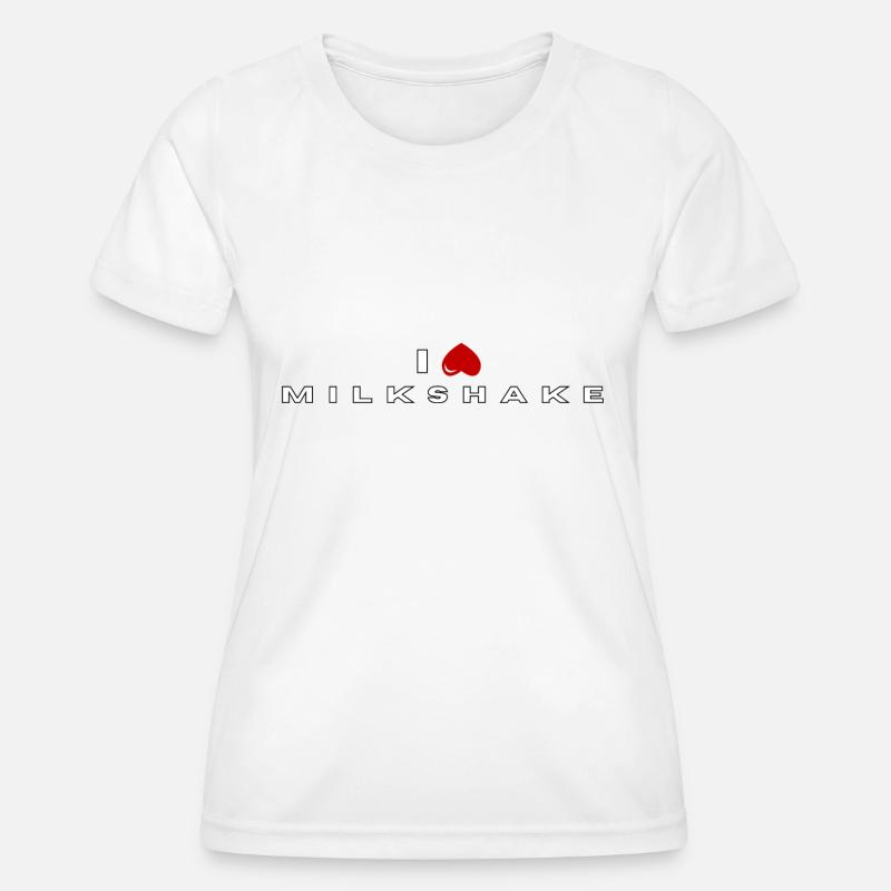 I hate Milkshake - Women's Functional T-Shirt - white