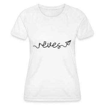 Träume - Frauen Funktions-T-Shirt - Weiß - Vorne - AI Model Female 172 dark (172cm)