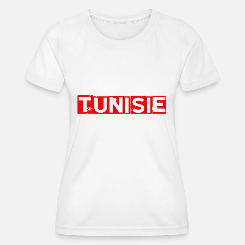 Tunisia - Women's Functional T-Shirt - white