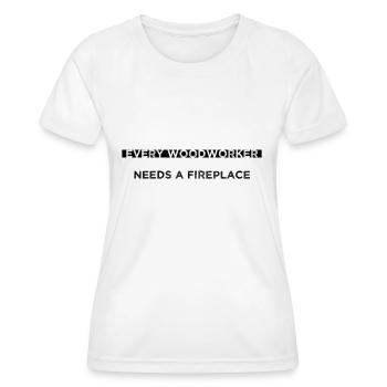 Fun Union Carpenter John Carpenter Tshirts Humour - T-shirt sport Femme - blanc - Devant - AI Model Female 172 dark (172cm)
