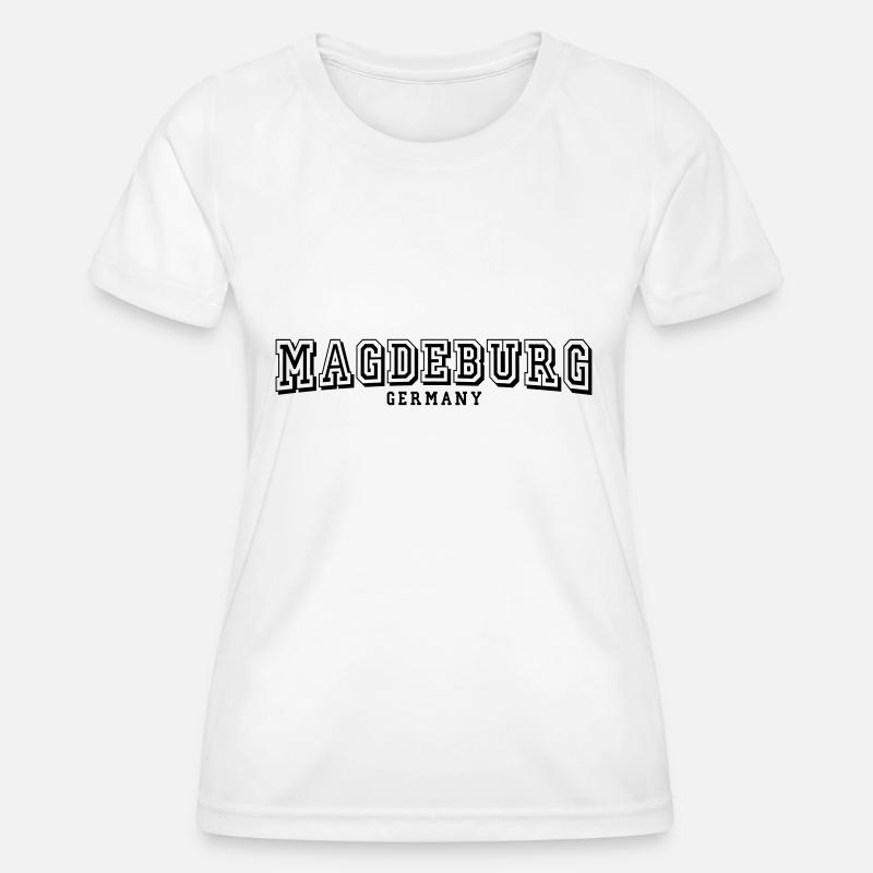 Magdeburg - Women's Functional T-Shirt - white