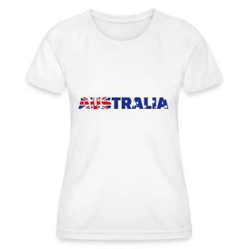 Australie - T-shirt sport Femme - blanc - Devant - AI Model Female 172 dark (172cm)