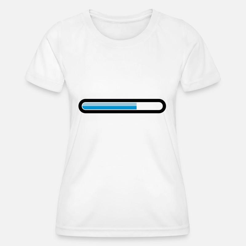 downloading - Women's Functional T-Shirt - white