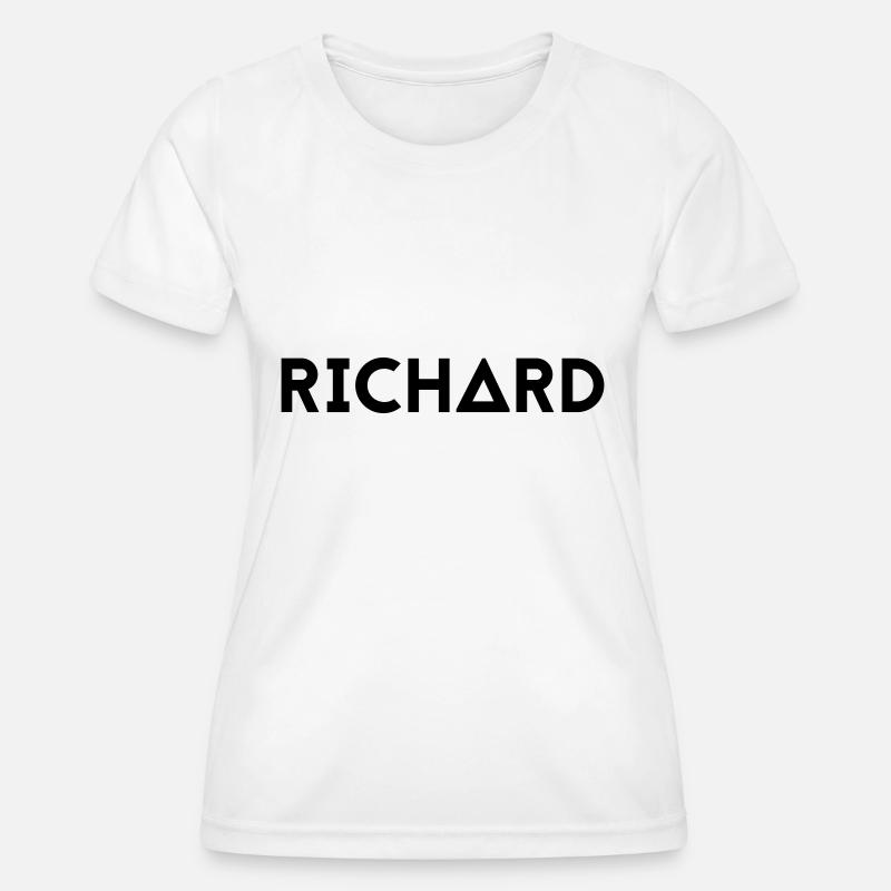 First name Richard - Women's Functional T-Shirt - white