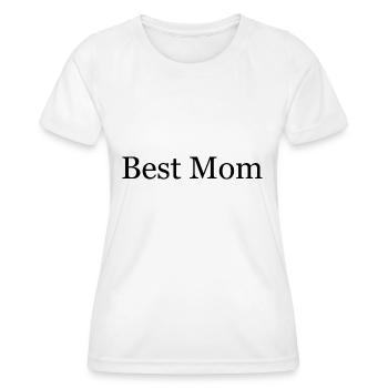 Best Mom - Frauen Funktions-T-Shirt - Weiß - Vorne - AI Model Female 172 dark (172cm)