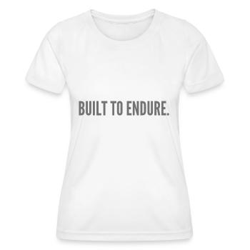 Built to Endure - Women's Functional T-Shirt - white - Front - AI Model Female 172 dark (172cm)
