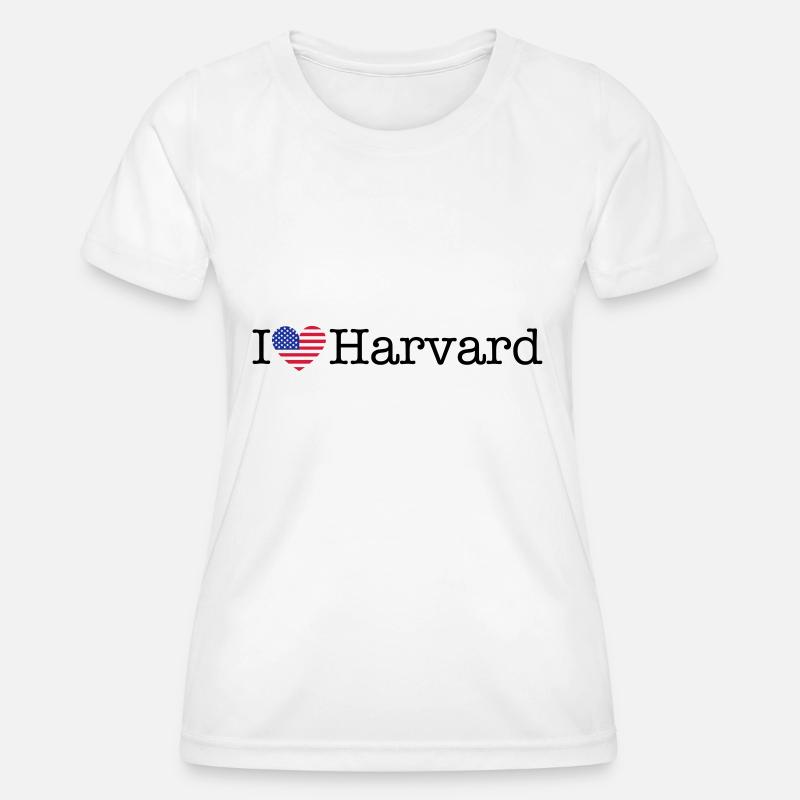 I love Harvard - Women's Functional T-Shirt - white