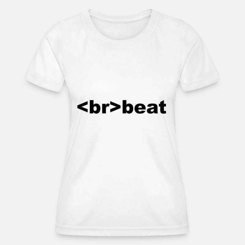 brbeat - Women's Functional T-Shirt - white