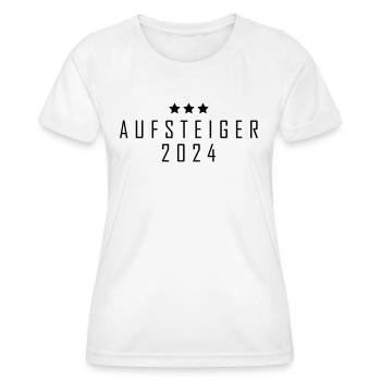 Aufsteiger 2024 Aufstiegstrikot 24 - Frauen Funktions-T-Shirt - Weiß - Vorne - AI Model Female 172 dark (172cm)