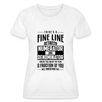 Mathe - Frauen Funktions-T-Shirt - Weiß - Vorne - AI Model Female 172 dark (172cm)