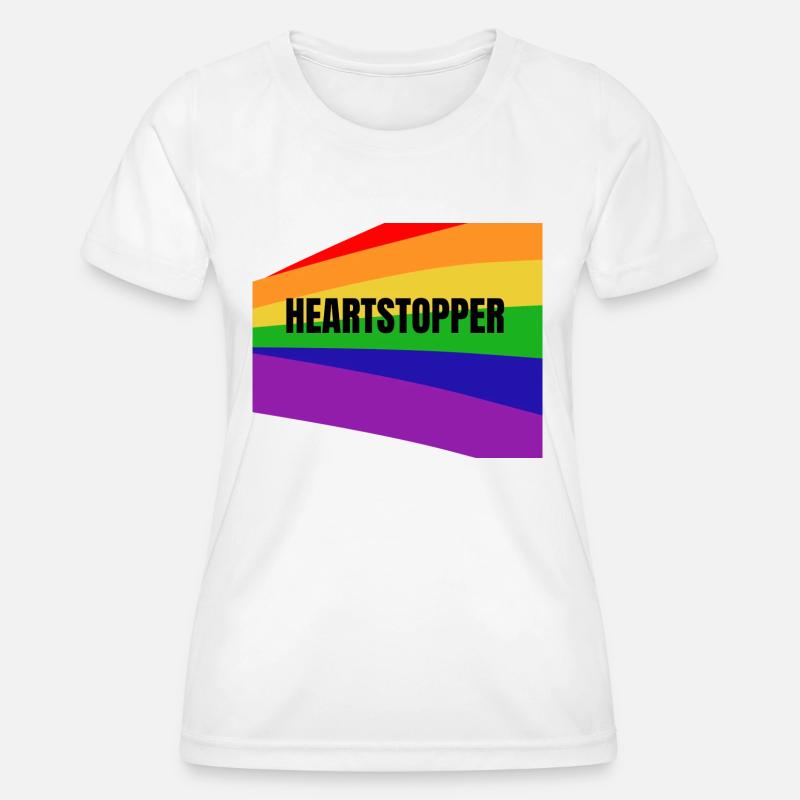 HEARTSTOPPER - Women's Functional T-Shirt - white