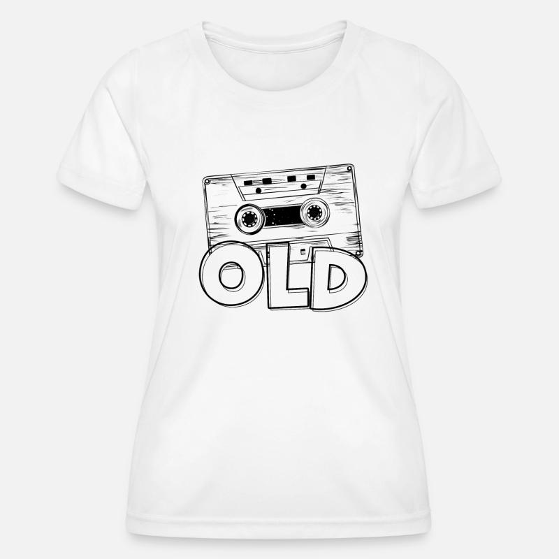 Audio cassette - Women's Functional T-Shirt - white