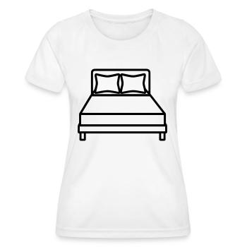 lit - T-shirt sport Femme - blanc - Devant - AI Model Female 172 dark (172cm)