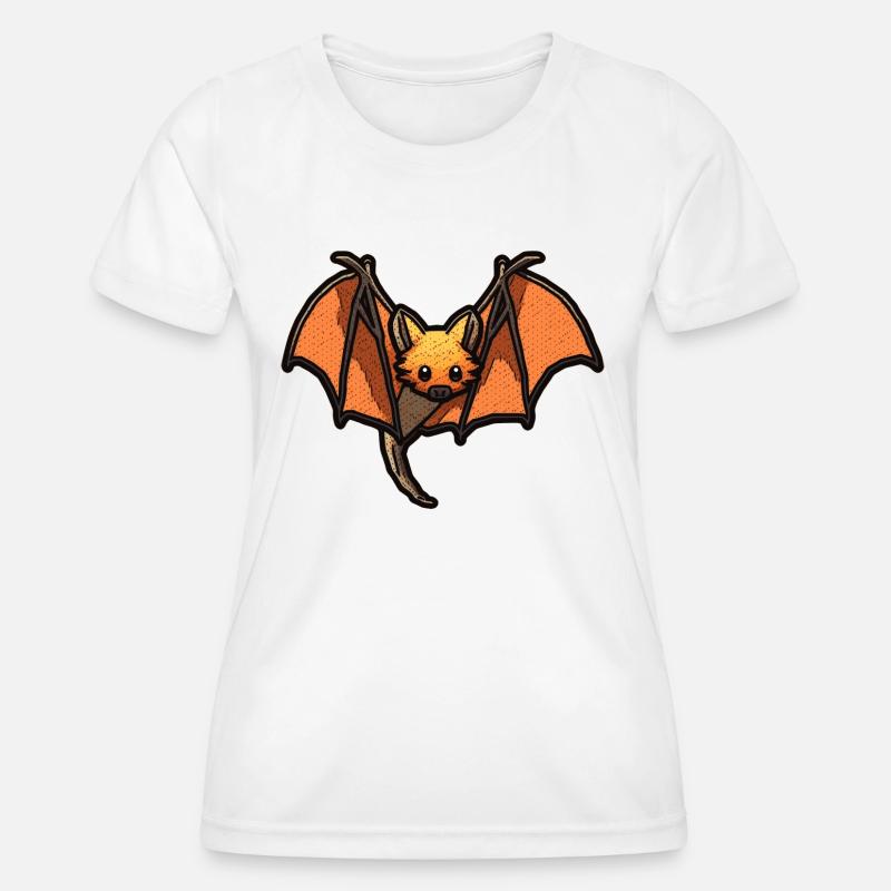 Flying fox or flying fox with wings - Women's Functional T-Shirt - white