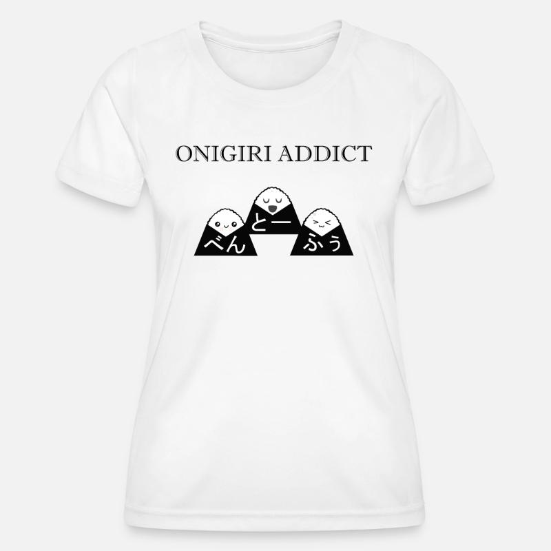 ONIGIRI ADDICT - Women's Functional T-Shirt - white