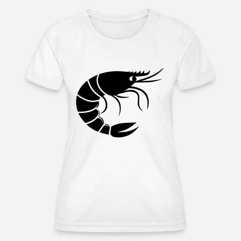 Shrimp - Women's Functional T-Shirt - white