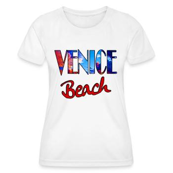 Sunset Beach Vibes - Women's Functional T-Shirt - white - Front - AI Model Female 172 dark (172cm)