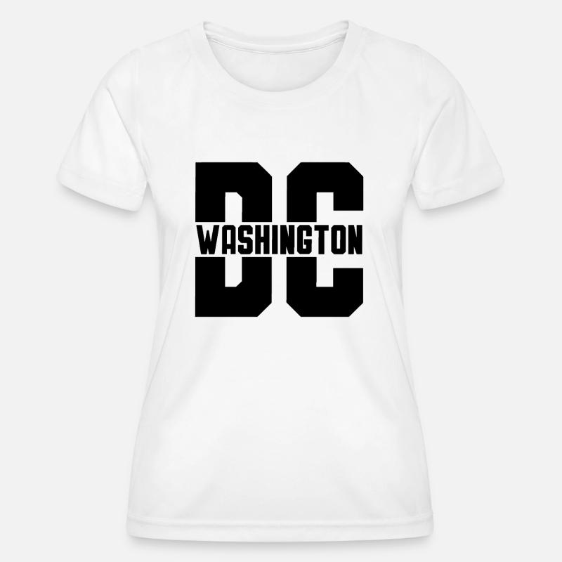 WASHINGTON DC - Women's Functional T-Shirt - white