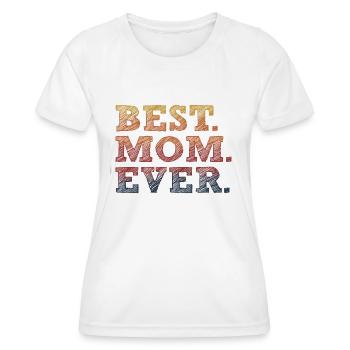 BESTE MUTTER ALLER ZEITEN - Frauen Funktions-T-Shirt - Weiß - Vorne - AI Model Female 172 dark (172cm)