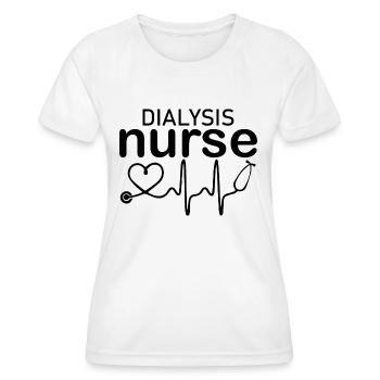 Infirmière Krankenschwester Corona - T-shirt sport Femme - blanc - Devant - AI Model Female 172 dark (172cm)