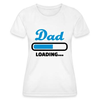 Dad - T-shirt sport Femme - blanc - Devant - AI Model Female 172 dark (172cm)